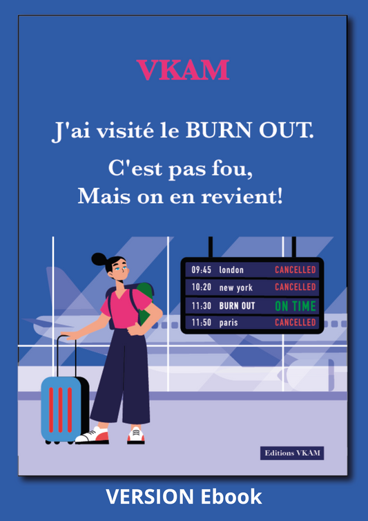 Ebook "J'ai visité le burn out. C'est pas fou, mais on en revient!" de Vkam